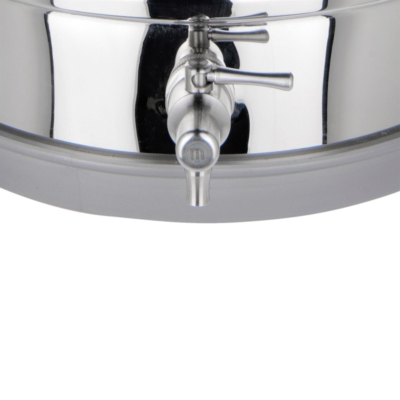 Fermentatore inox professionale per birra artigianale, Fondo Piano con tappo a vite - 2