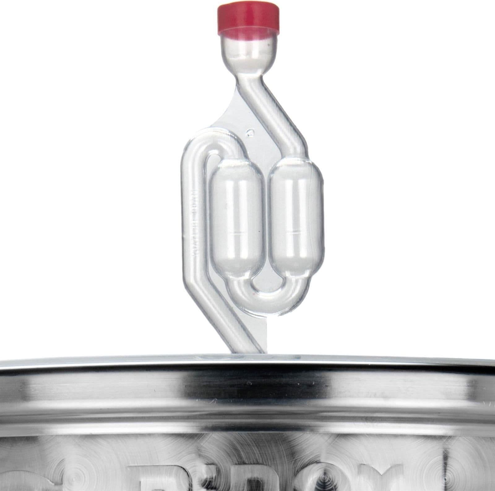 Fermentatore inox professionale per birra artigianale, Fondo Piano con tappo a pressione - 3
