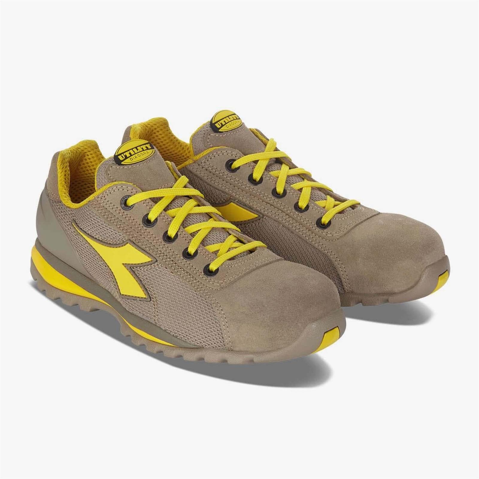 Scarpa da lavoro leggera antinfortunistica "Glove Text Low S1" Beige con puntale - 7