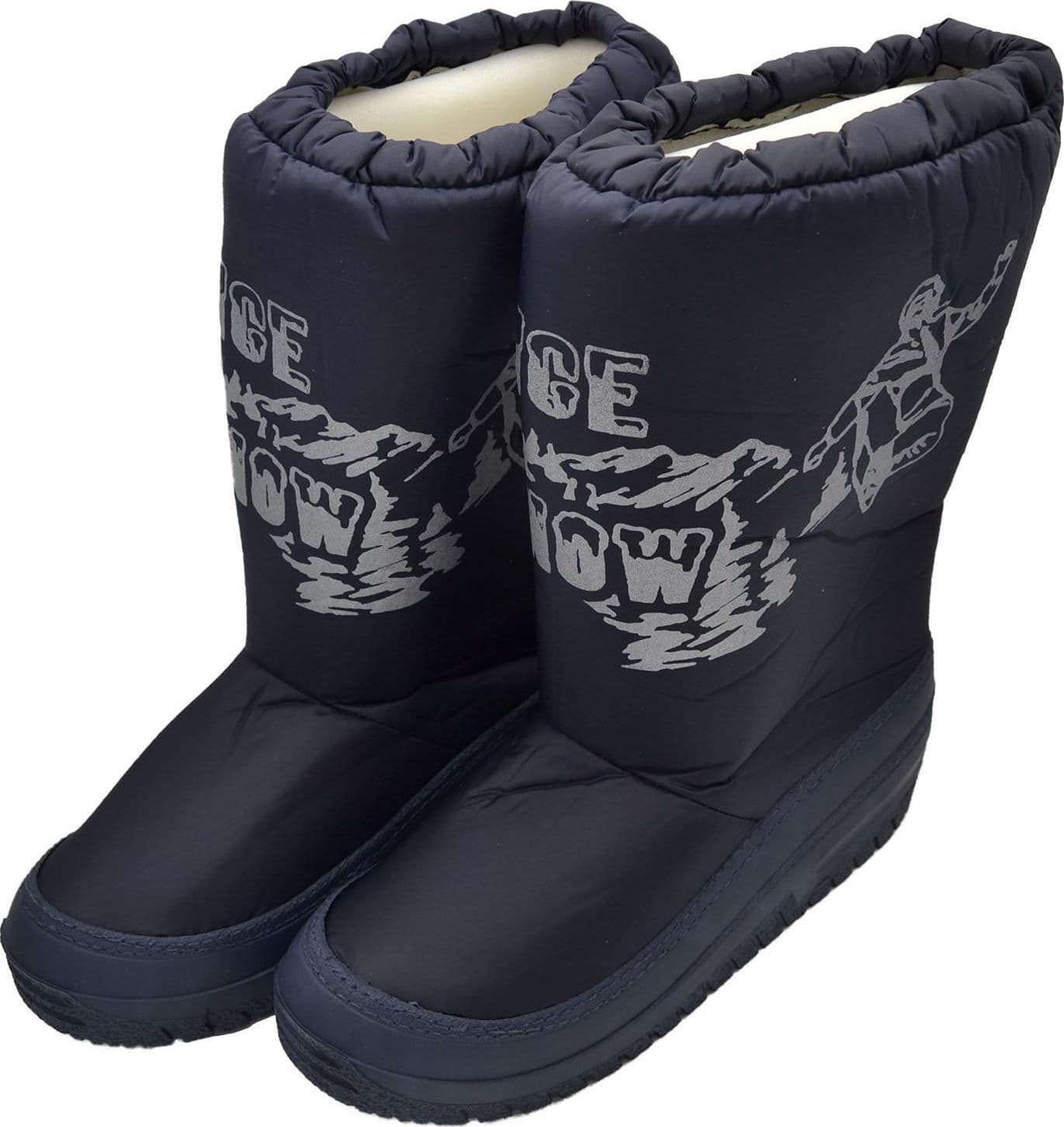 Scarponi doposci uomo, donna e bambino "Snow boot" stivali imbottiti da neve - 2