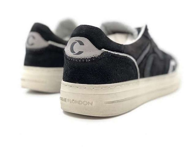 CRIME LONDON Sneakers uomo Low Top Off Court nero opaco - 2
