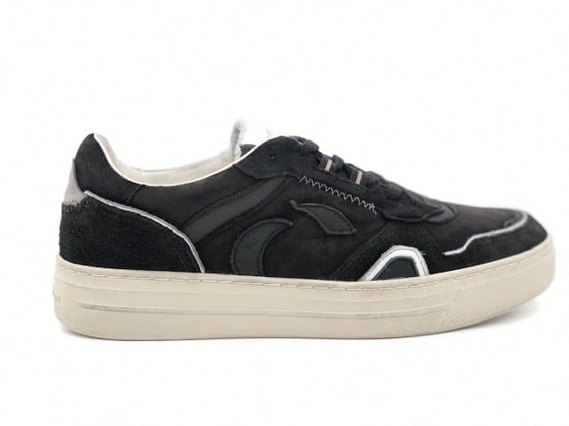 CRIME LONDON Sneakers uomo Low Top Off Court nero opaco - 3