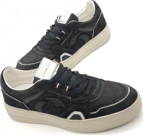 CRIME LONDON Sneakers uomo Low Top Off Court nero opaco - 5