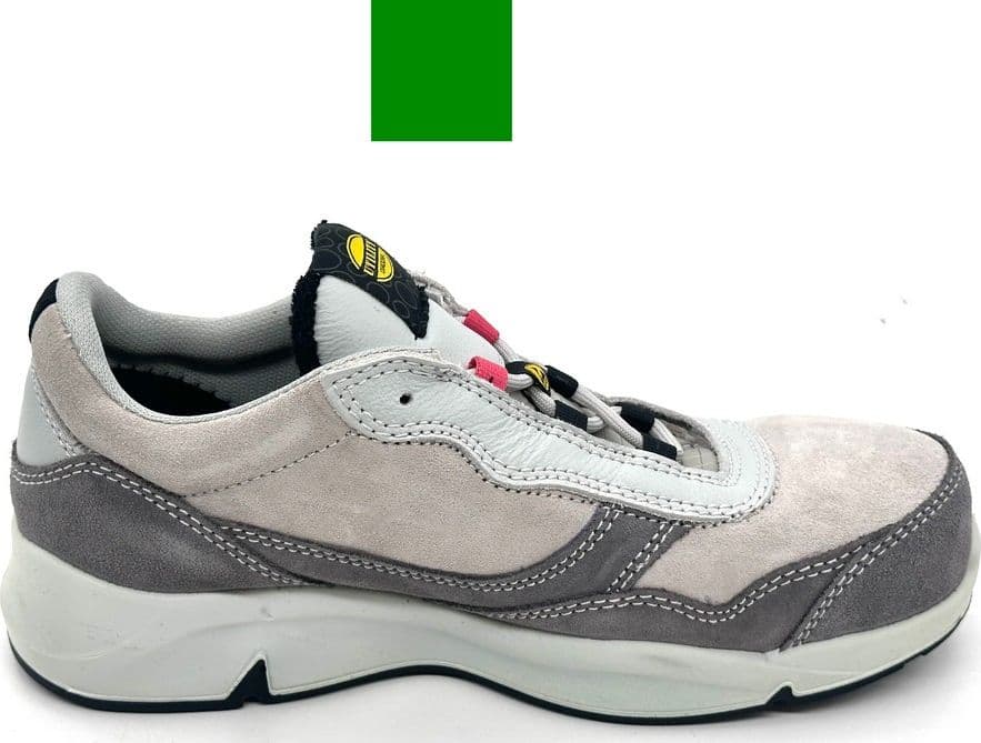 Diadora sneakers donna Athena Low pelle scamosciata grigia - 3