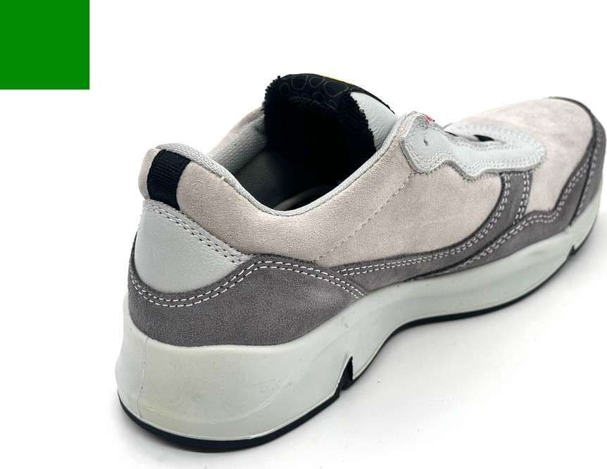 Diadora sneakers donna Athena Low pelle scamosciata grigia - 4