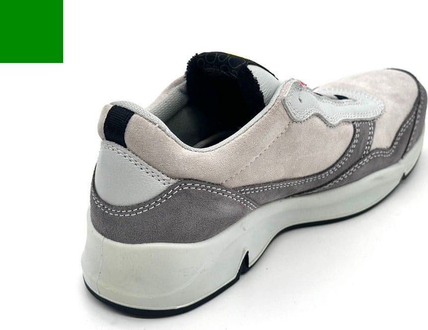 Diadora sneakers donna Athena Low pelle scamosciata grigia - 4