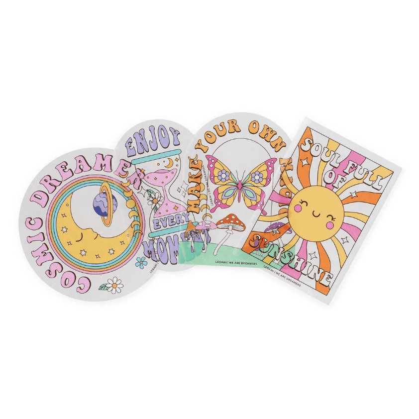 Legami - Set di 4 Adesivi Elettrostatici Acchiappasole per Finestra - Rainbow Maker (WSS0001) - 4