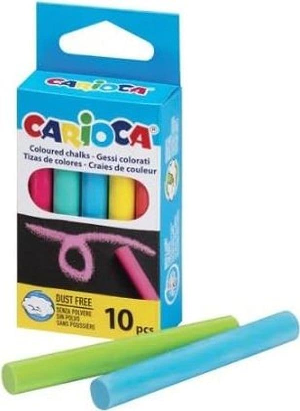 CARIOCA GESSETTI COLORATI 10pz 43554
