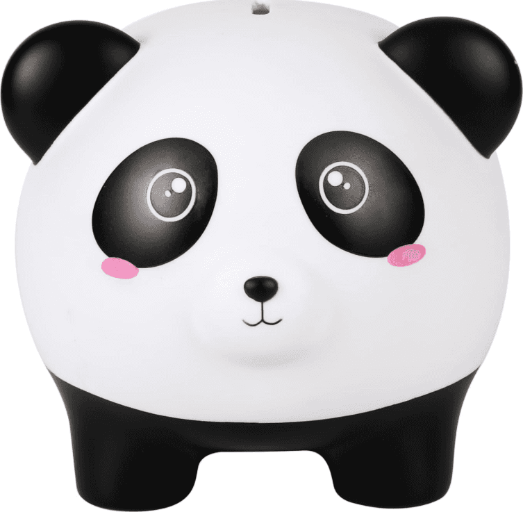 i-Total - Salvadanaio in plastica Pandastic (XL2497D) - 2