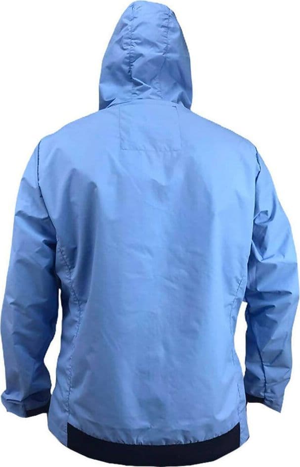 Giubbino uomo Sunstripes - impermeabile celeste con Cappuccio - Flyspecial - 4