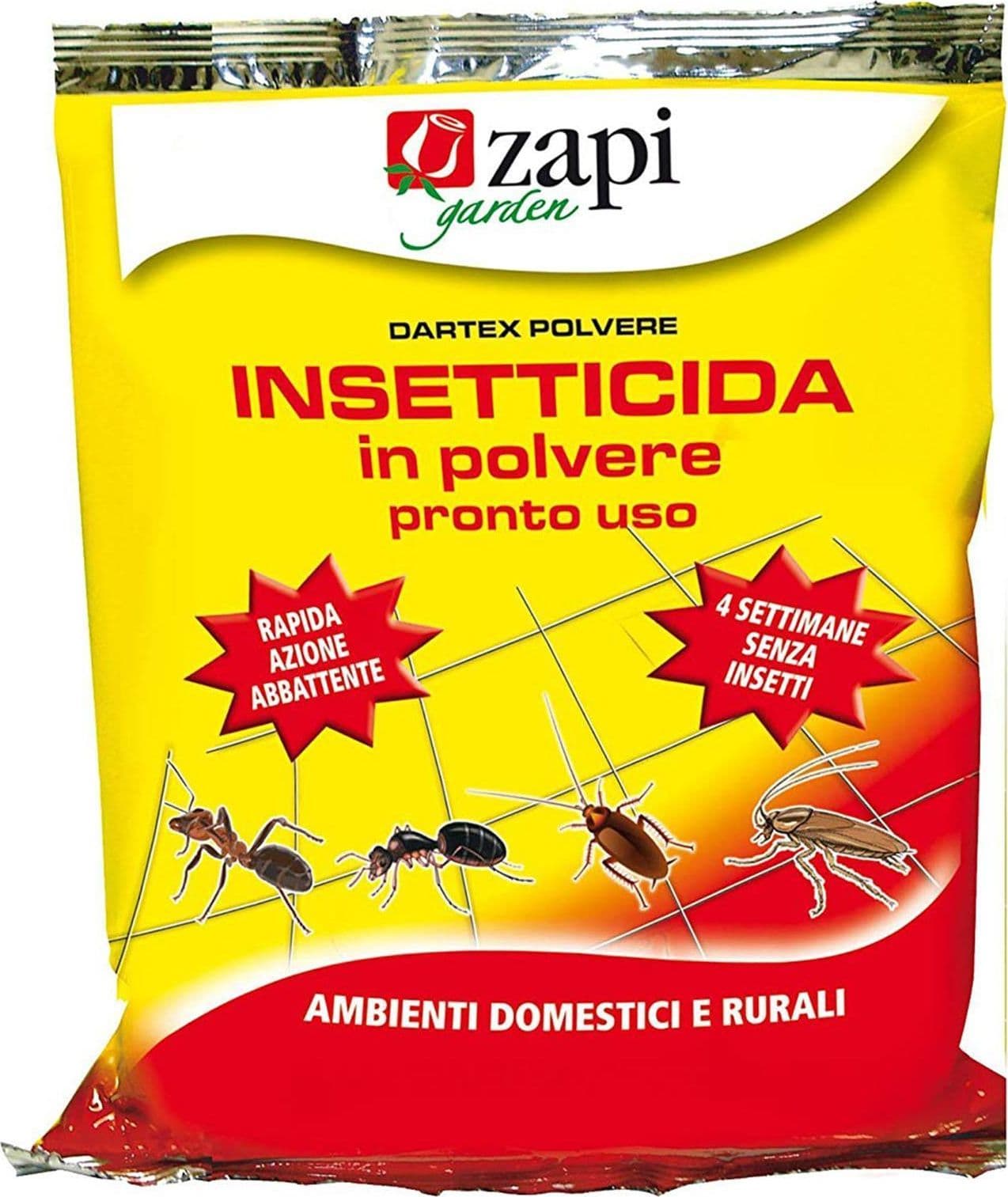 Insetticida in polvere "Dartex" per puci, zecche ed insetti striscianti pronto all'uso Kg 1 - 2