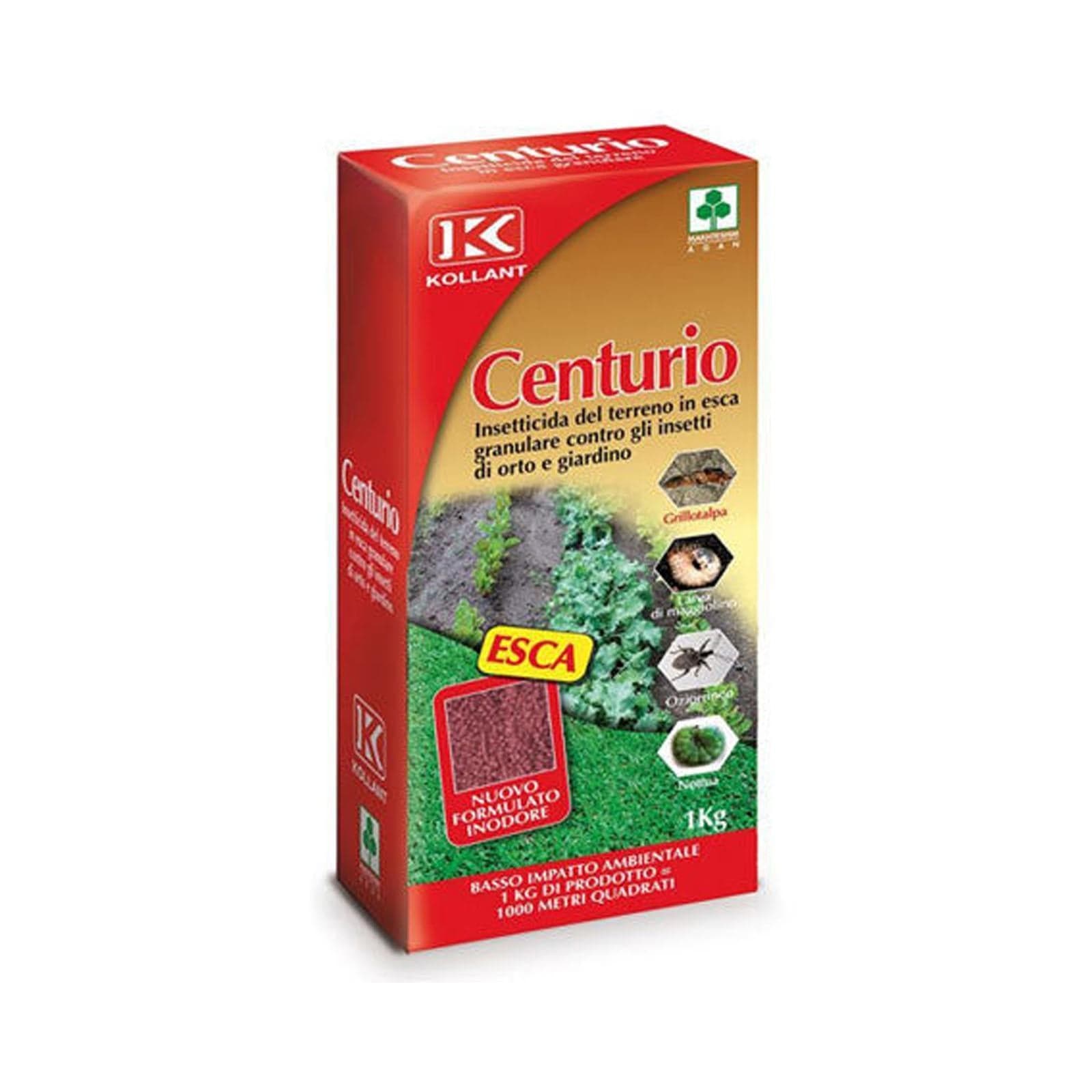 Kg 1 centurio esca granulare contro insetti orto giardino basso impatto ambientale - 2