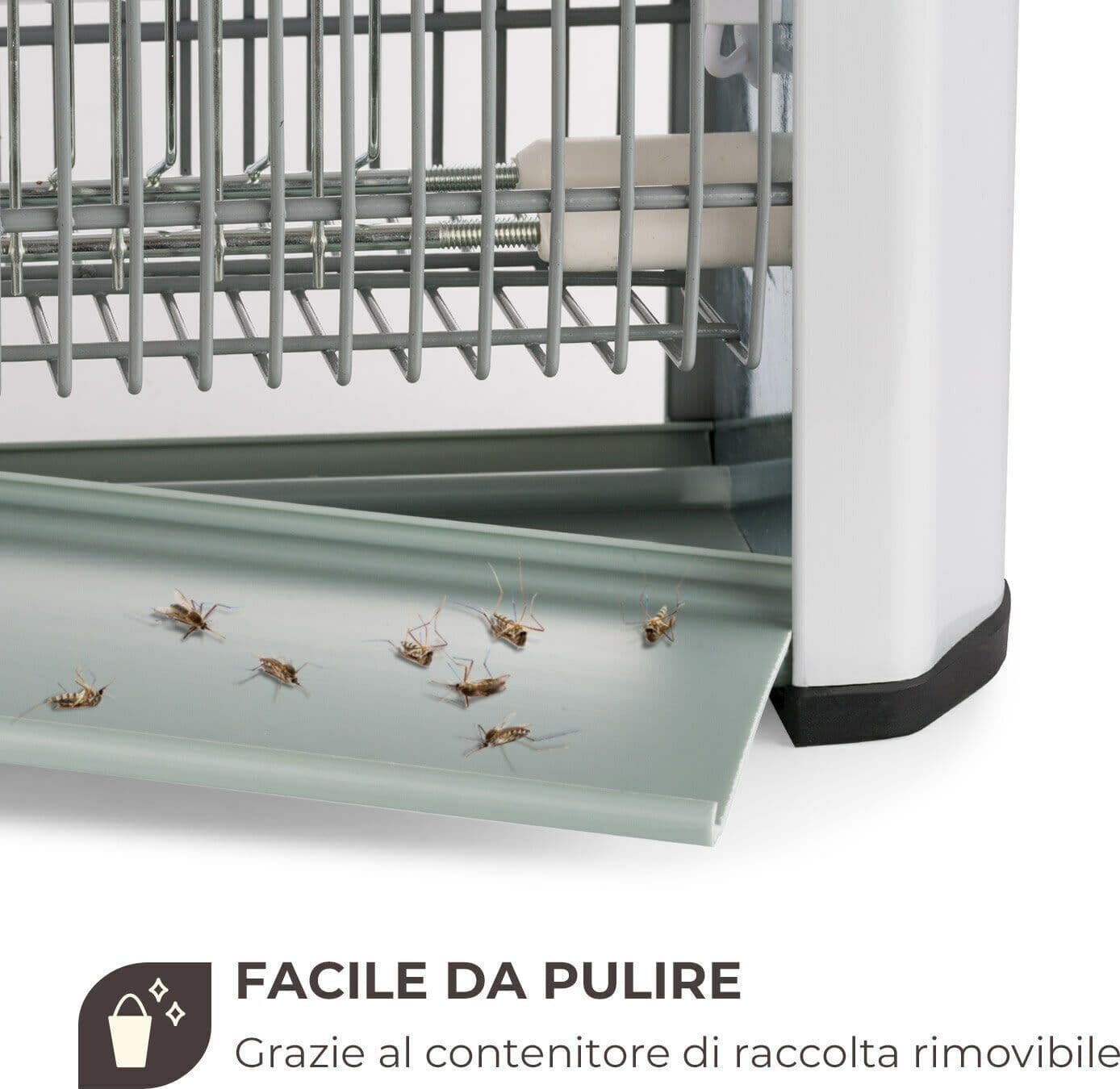 Elettro sterminatore per zanzare ed insetti zanzariera elettrica da giardino veranda e balcone - 3