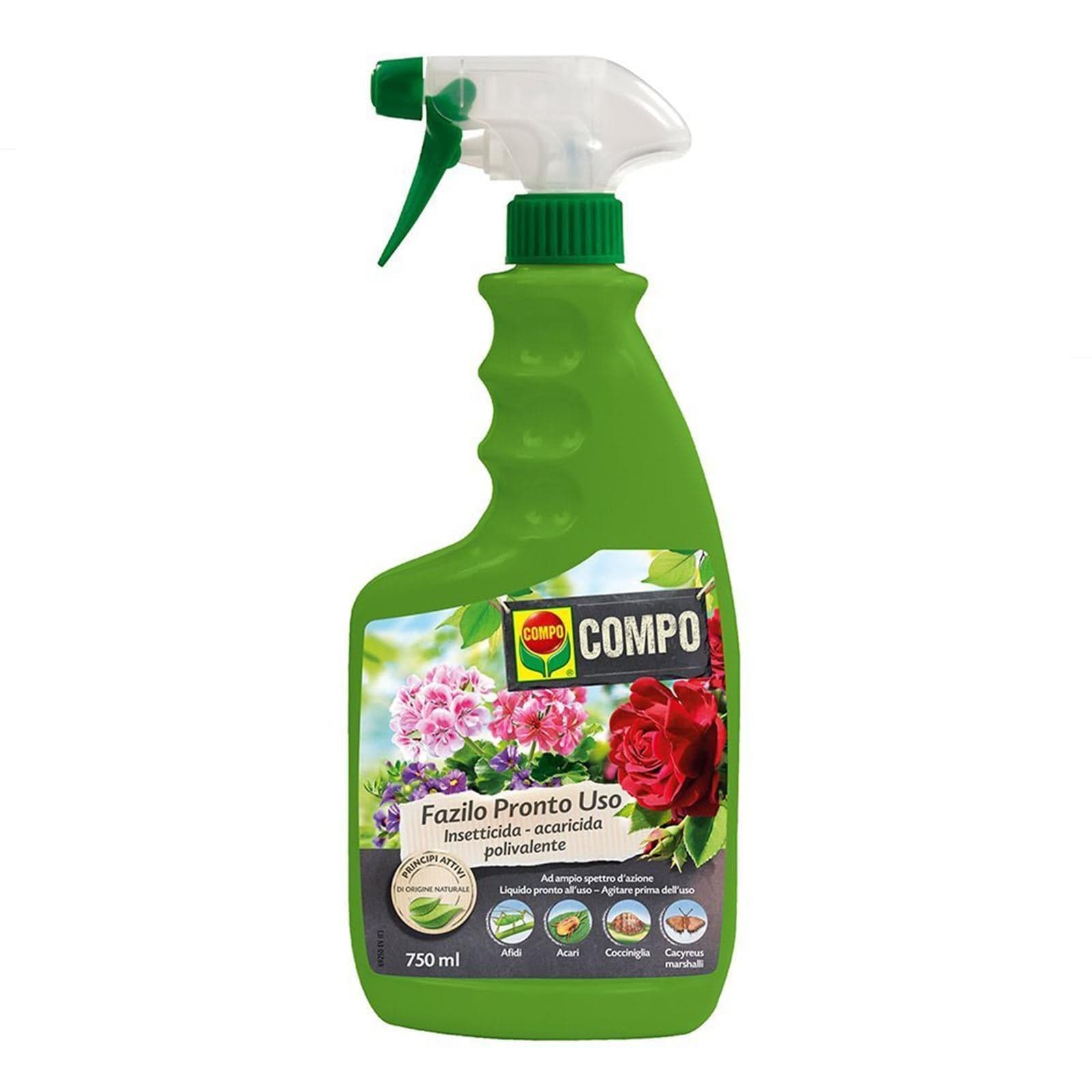 Insetticida acaricida Biologico "Fazilo" per acari, afidi e cocciniglia spray pronto all' uso 750 ml - 2