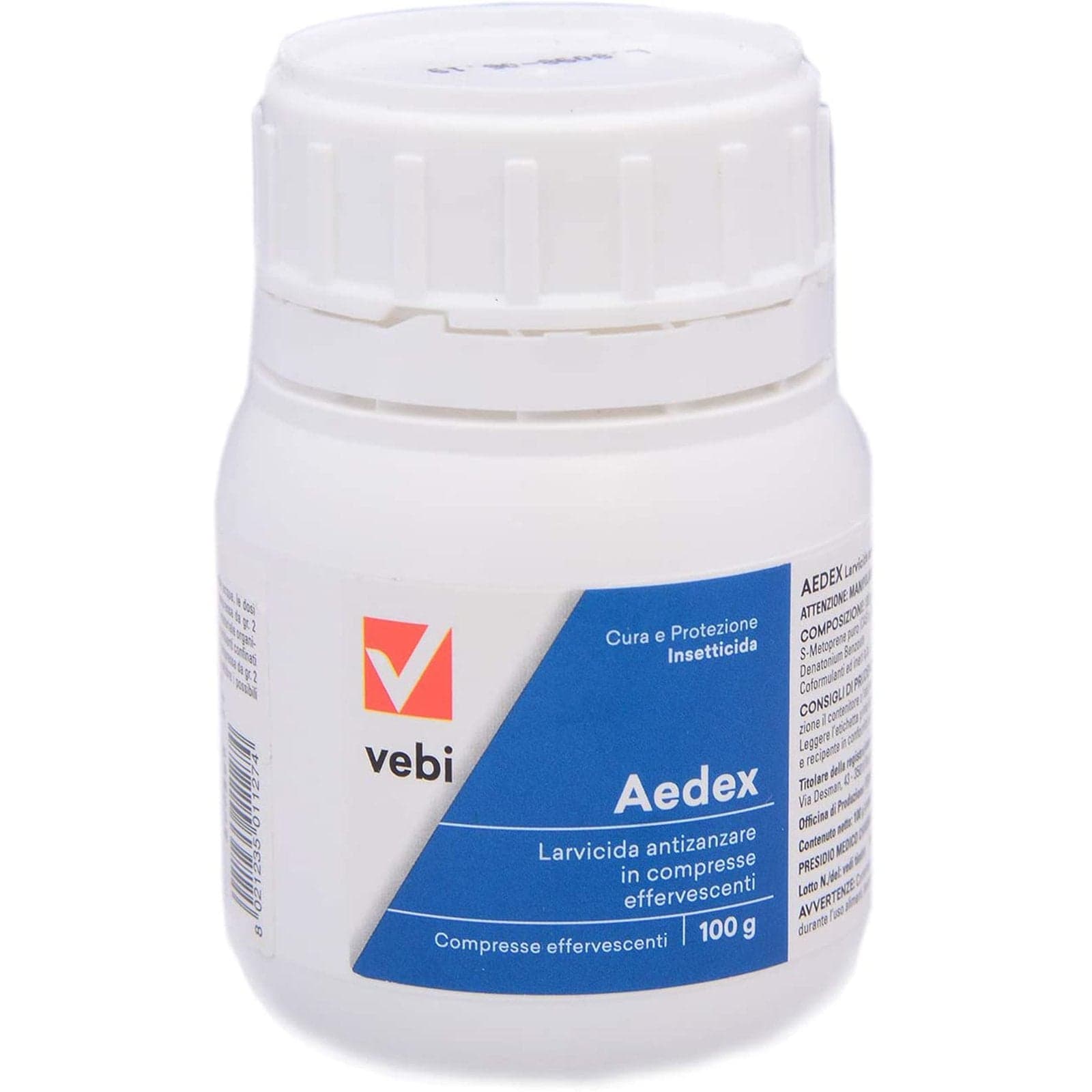 Insetticida in capsule effervescenti "Aedex" larvicida anti zanzare tigre 100 gr - 2