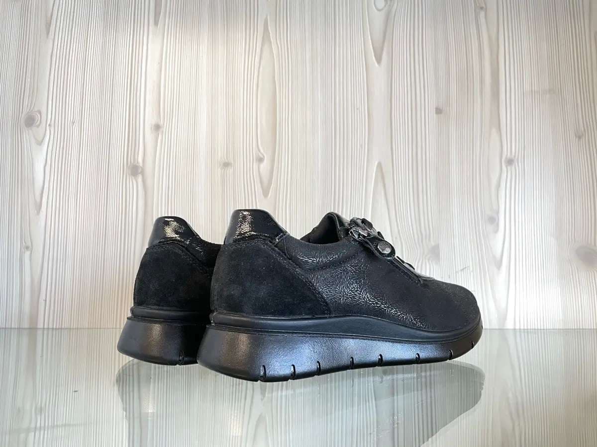 ENVAL SOFT Scarpa Donna Con Zip Nera - 2