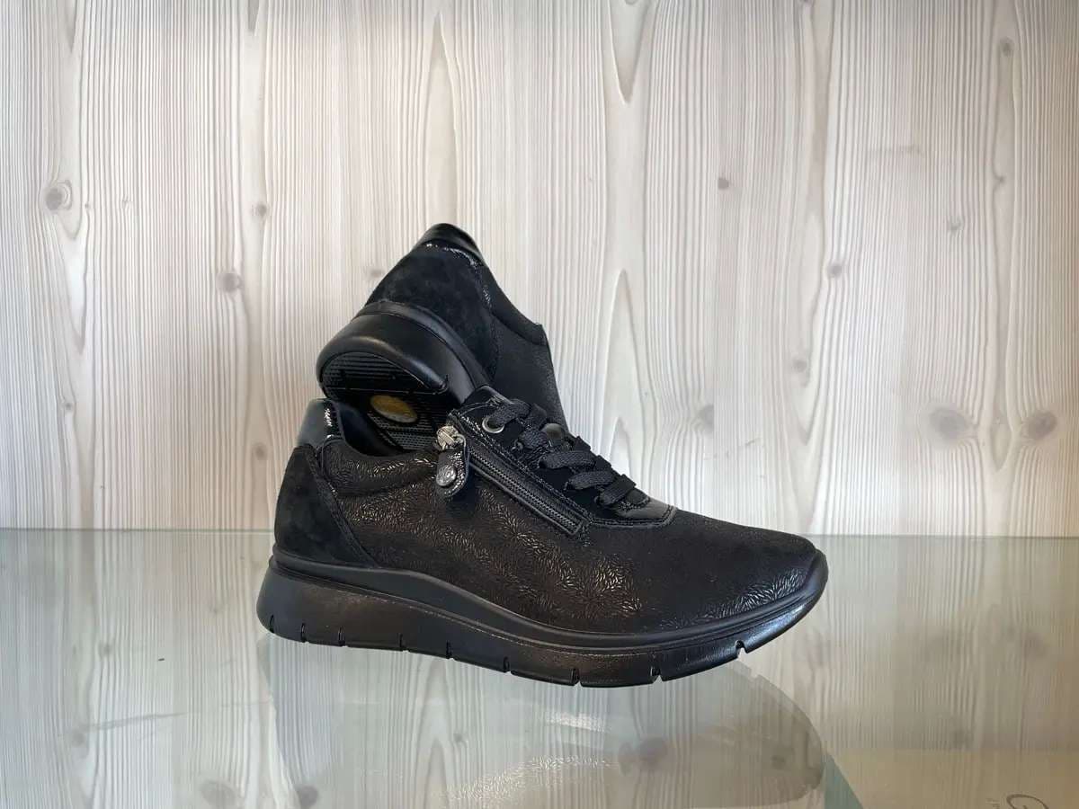 ENVAL SOFT Scarpa Donna Con Zip Nera - 3