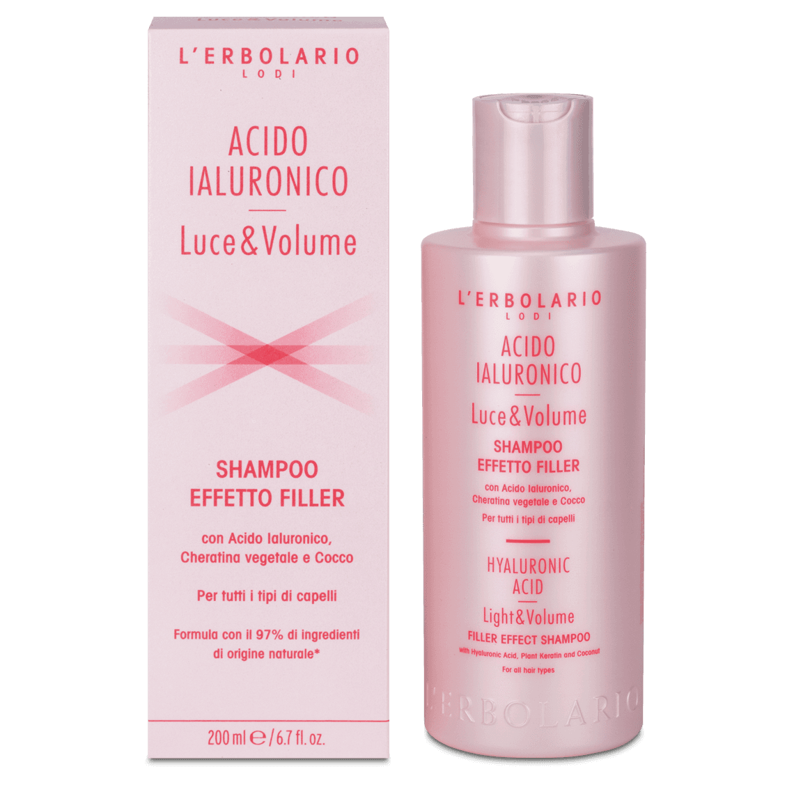Shampoo Effetto Filler Acido Ialuronico Luce&amp;Volume - 2