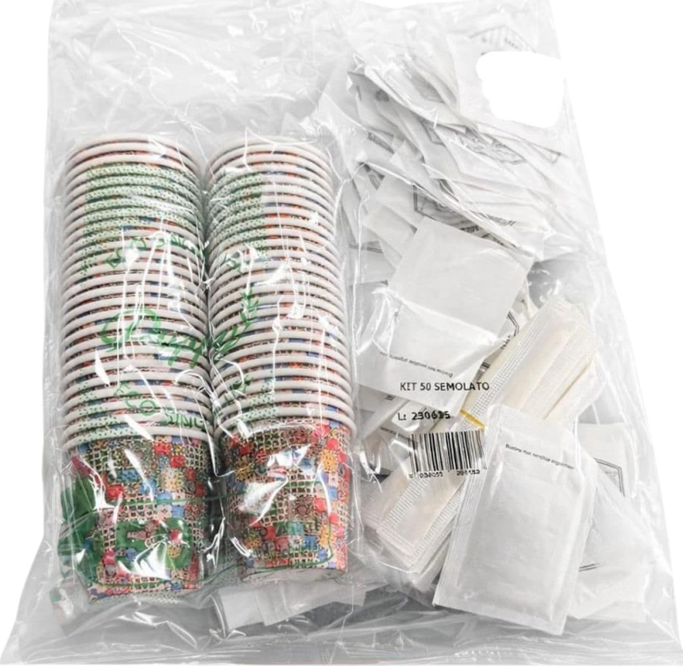 Tazzulella Kit Caffe Bicchieri/Palette/Zucchero 50pz cad - 1