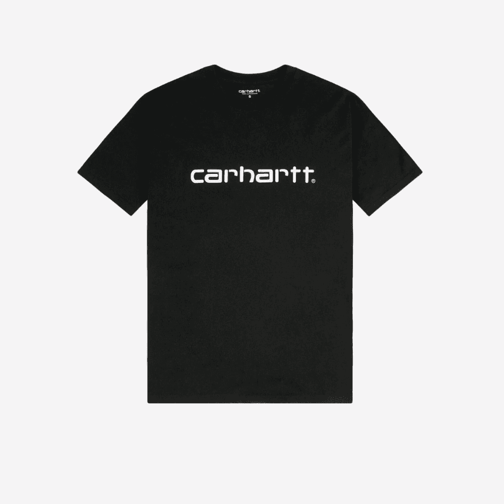 Maglietta T-shirt Carhartt Script black white - 5