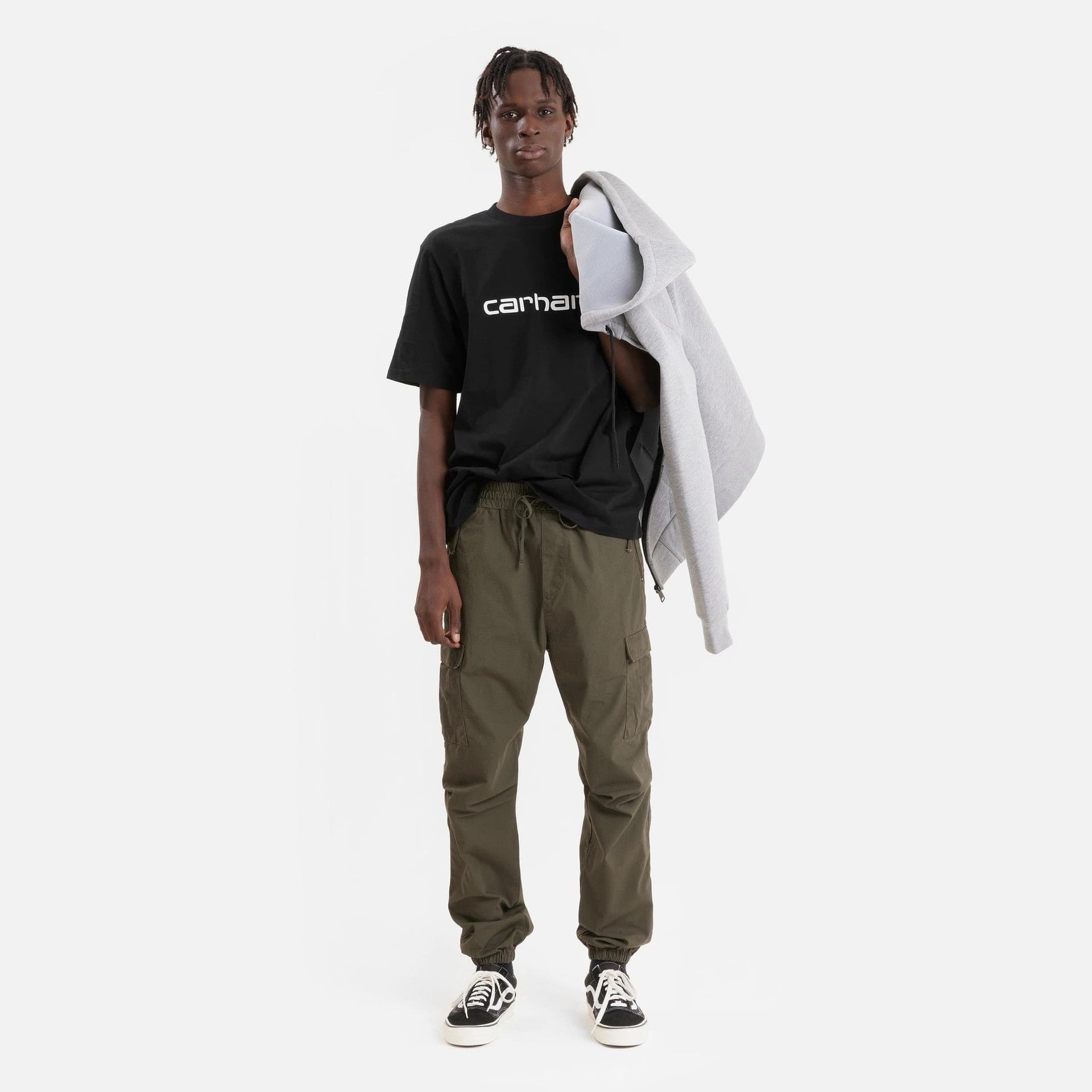 Maglietta T-shirt Carhartt Script black white - 3