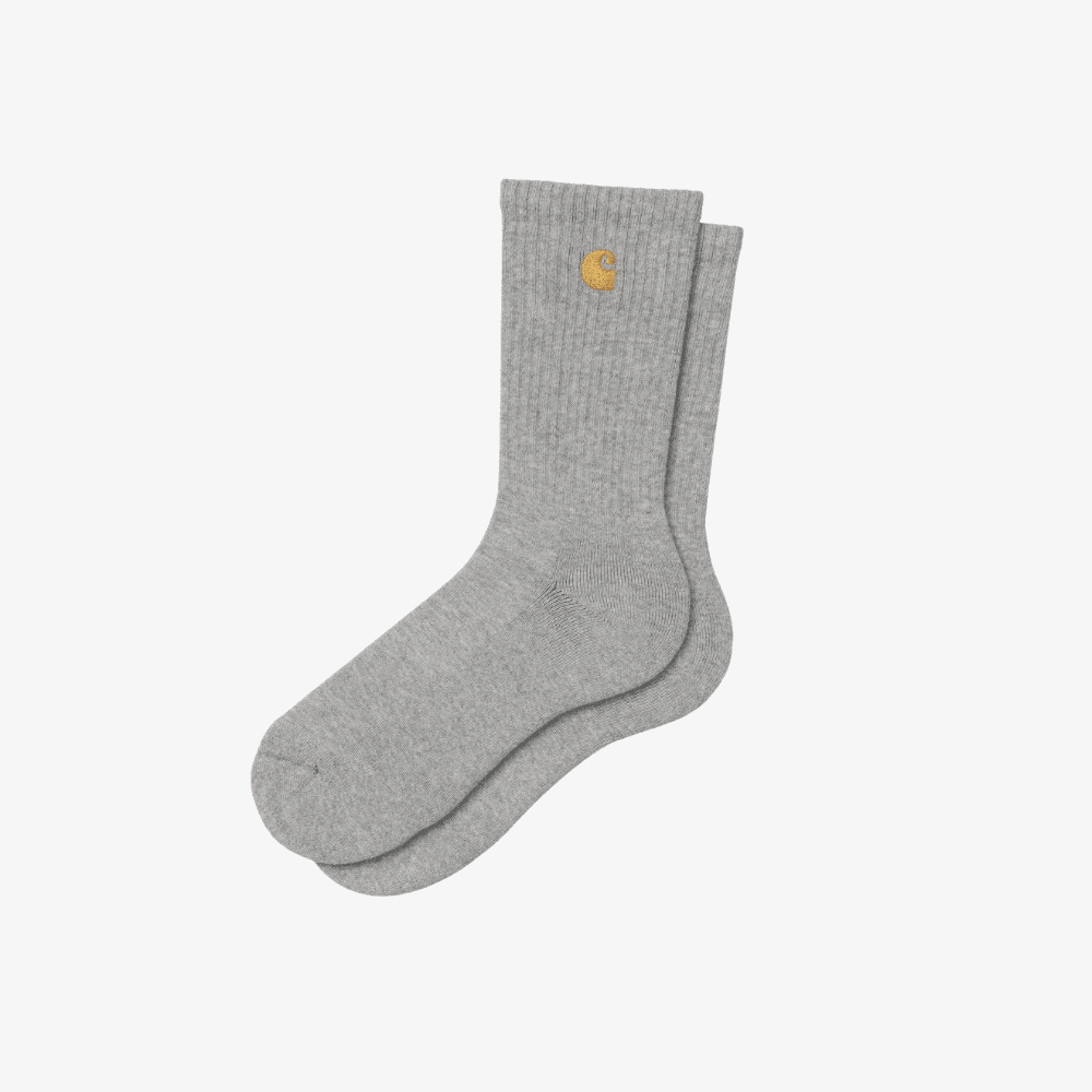 Calze Carhartt Chase grey heat gold - 3