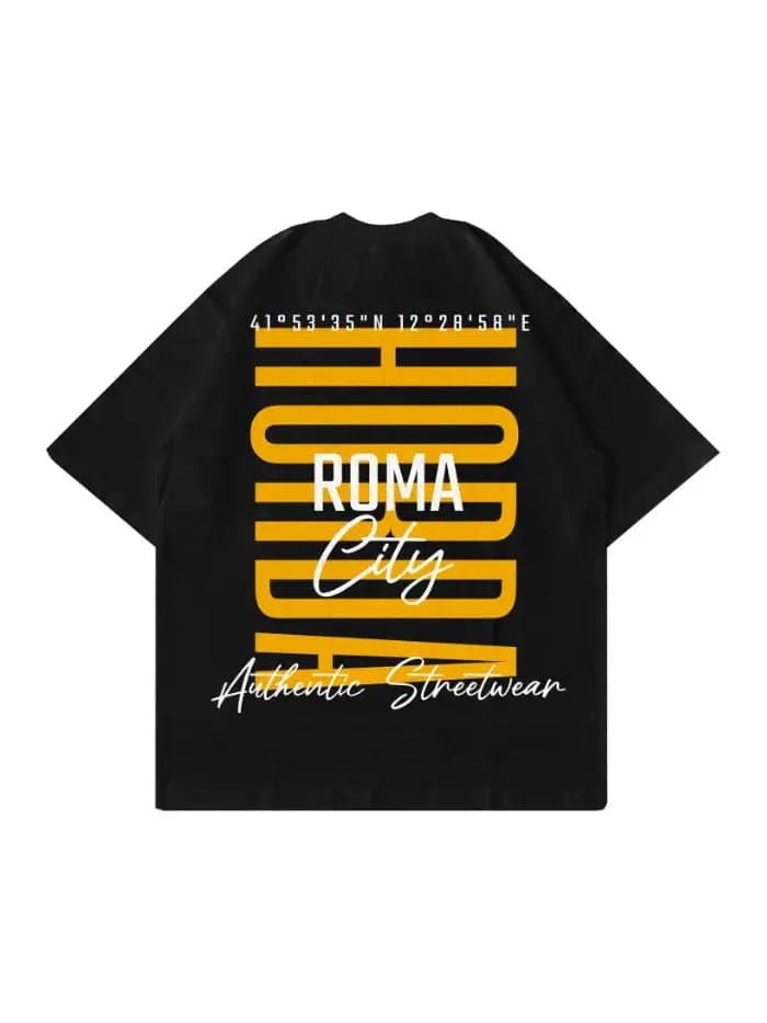 T-Shirt Roma Limited Edition 100% Cotone Boxy Fit - 3
