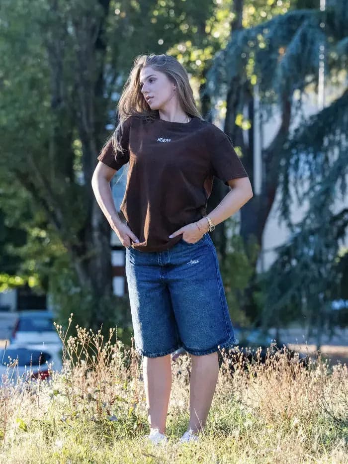 T-shirt Boxy Fit Corrosion "Taped" 100% cotone - 4