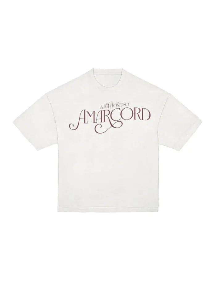 T-shirt Sarah Toscano 100% Cotone Horda per Sanremo " Amarcord" - 3