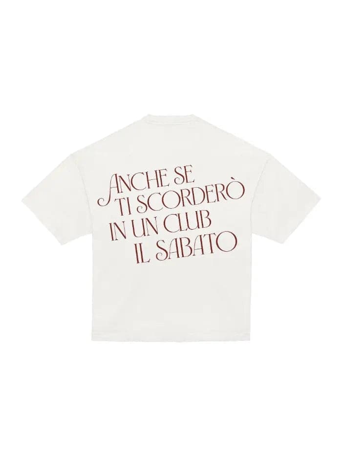 T-shirt Sarah Toscano 100% Cotone Horda per Sanremo " Amarcord" - 2
