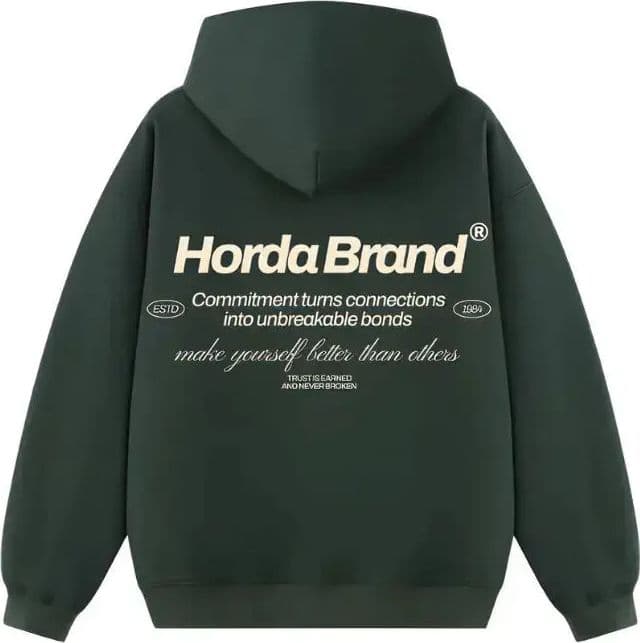 Felpa 380g con Fit Oversize – Streetwear Premium HORDA - 2