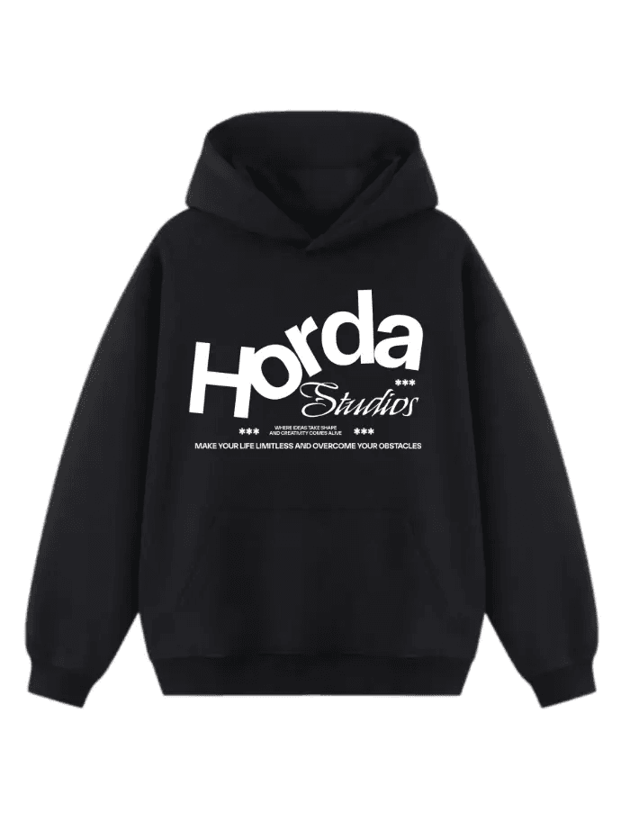 Felpa Boxy Fit 380g Cotone Premium – HORDA Studios Heavyweight Made in Italy - 7