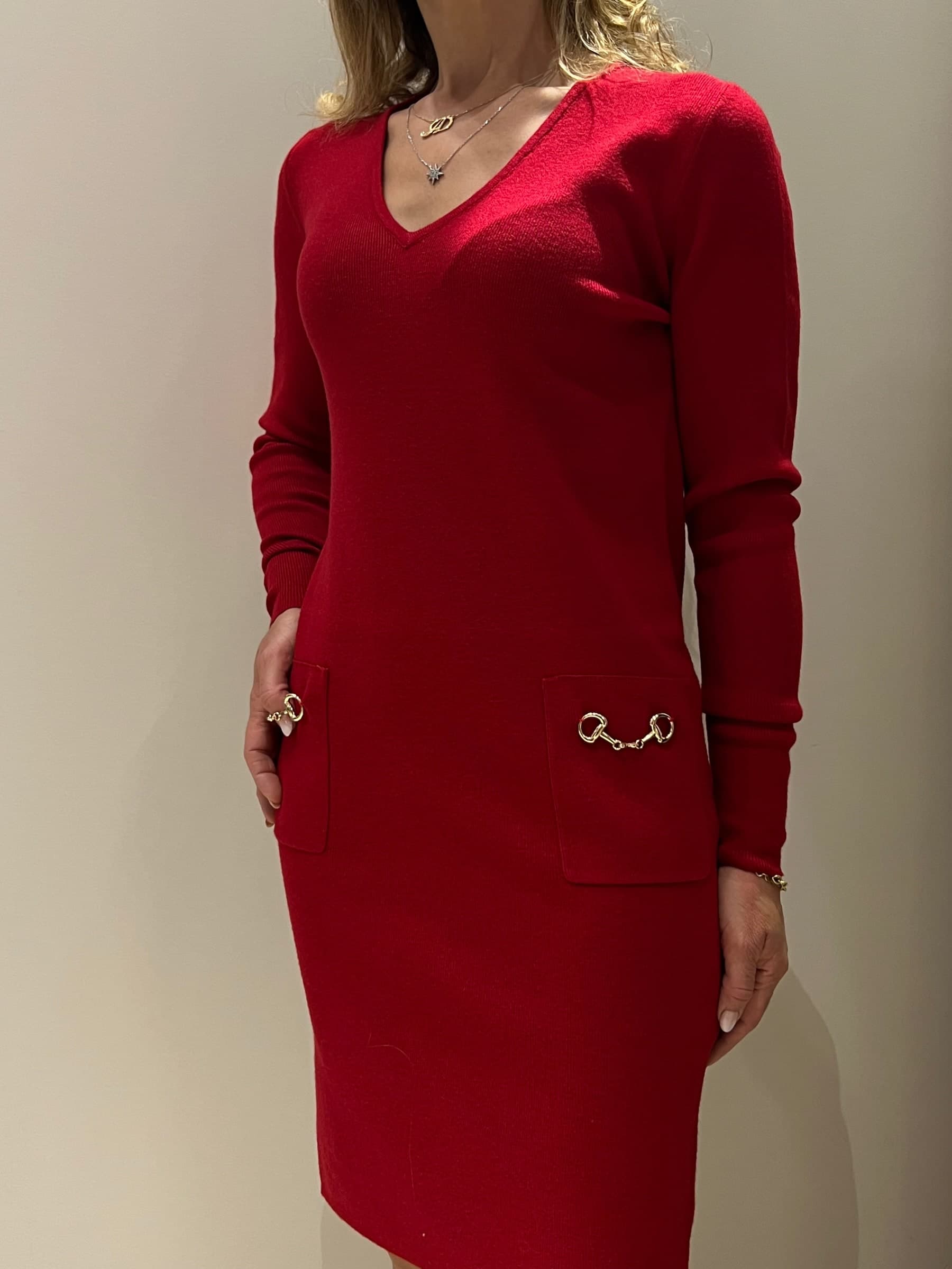 Abito kidnon rosso - 5