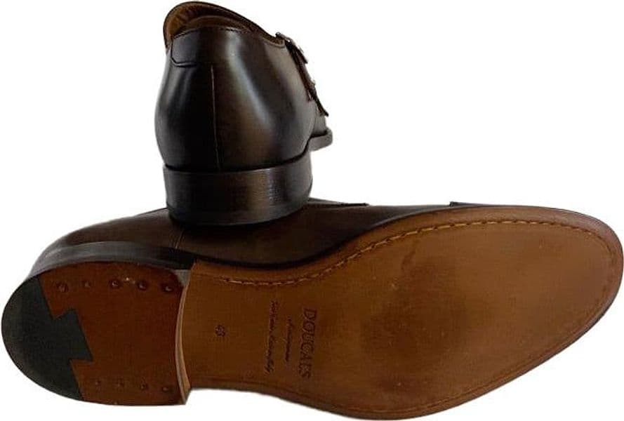 Scarpa uomo Doucal's Monk Strap Doppia Fibbia Cap Toe  Testa di Moro - Eleganti Italiane - 4