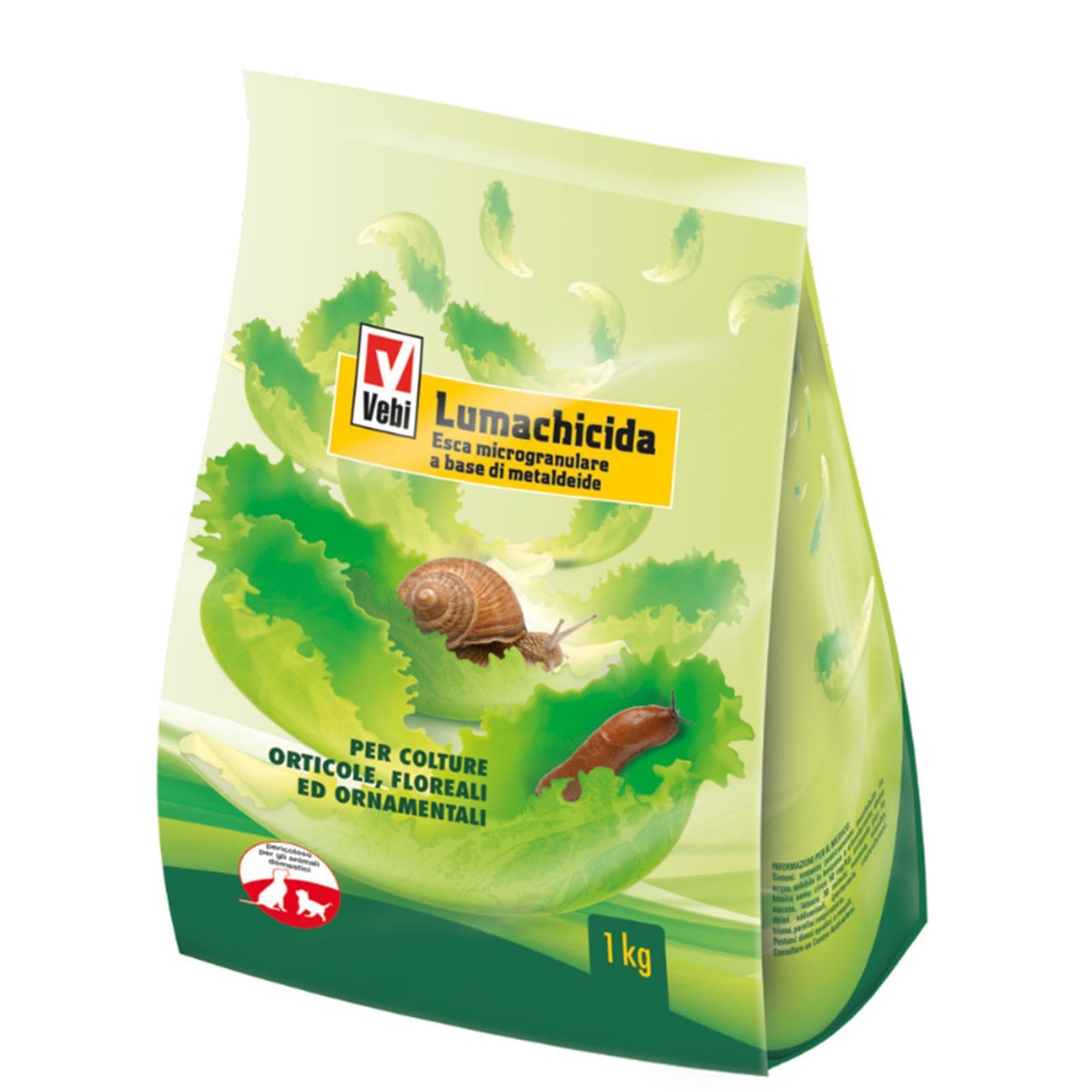 Kg 1 lumachicida antilumache esca granulare lumache orto giardino prato erba lumaca - 2