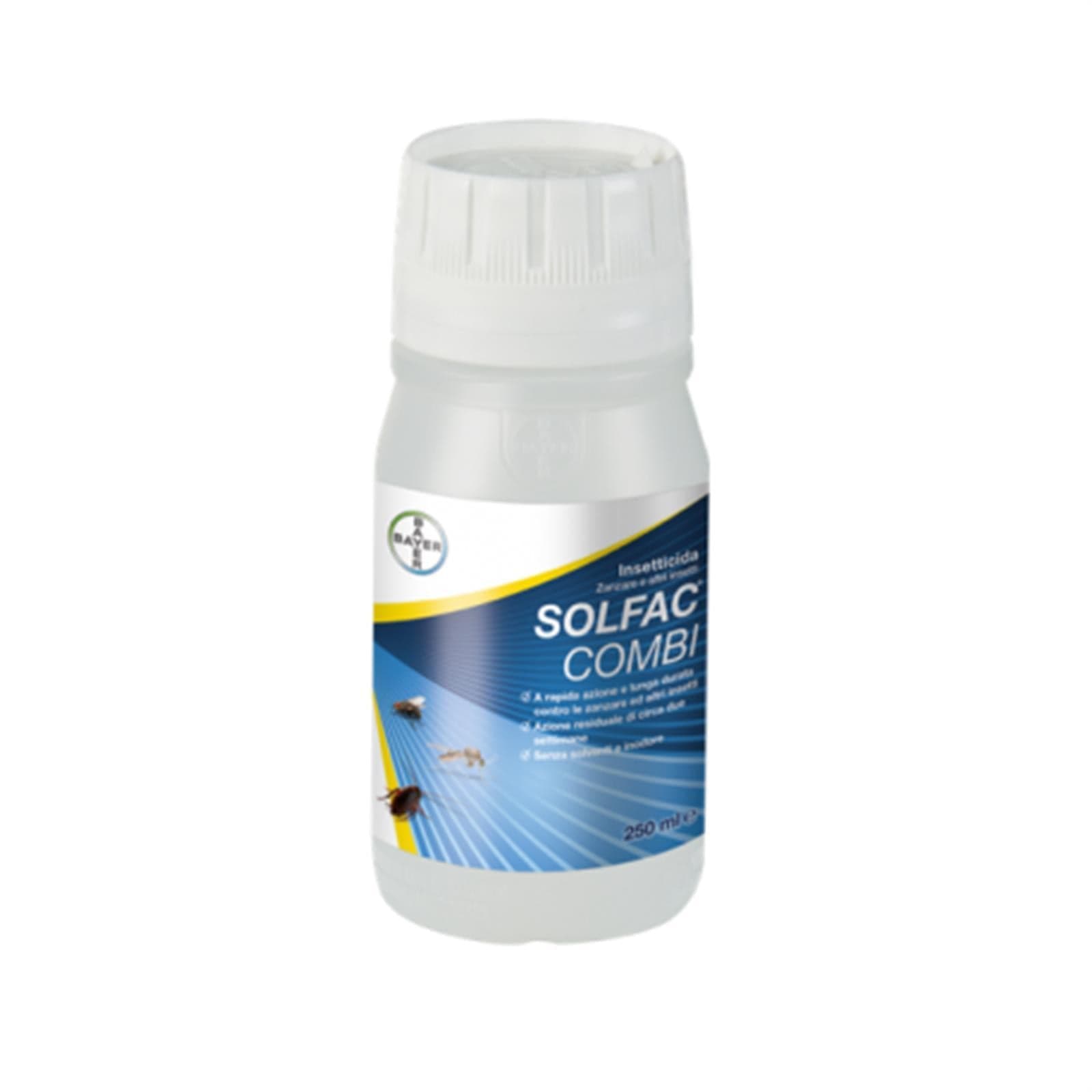 Insetticida solfac combi 250 ml zanzare mosche pulci bayer mosche inodore - 2
