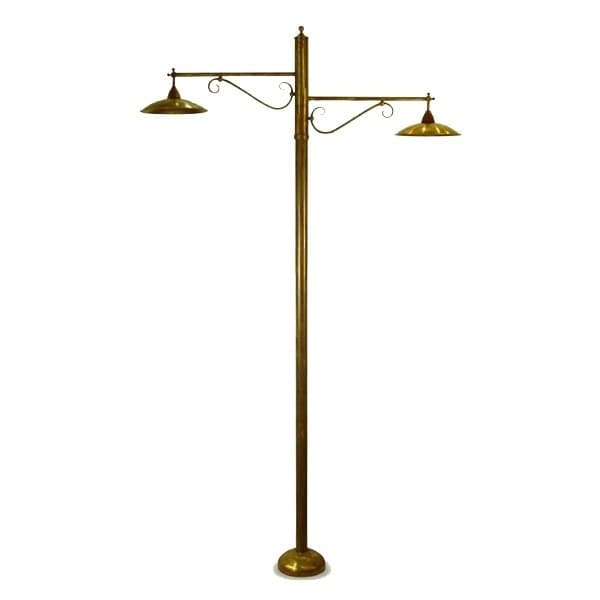 Lampione rustico Lampadari Bartalini SONNY P260 2A E27 LED ottone lampada terra