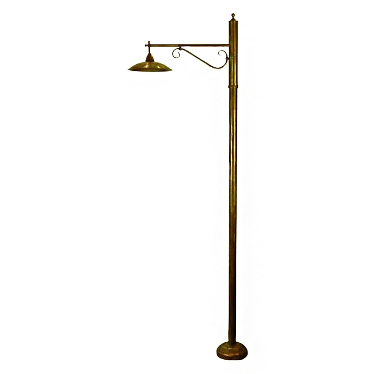 Lampione rustico Lampadari Bartalini SONNY P250 1A E27 LED ottone lampada terra