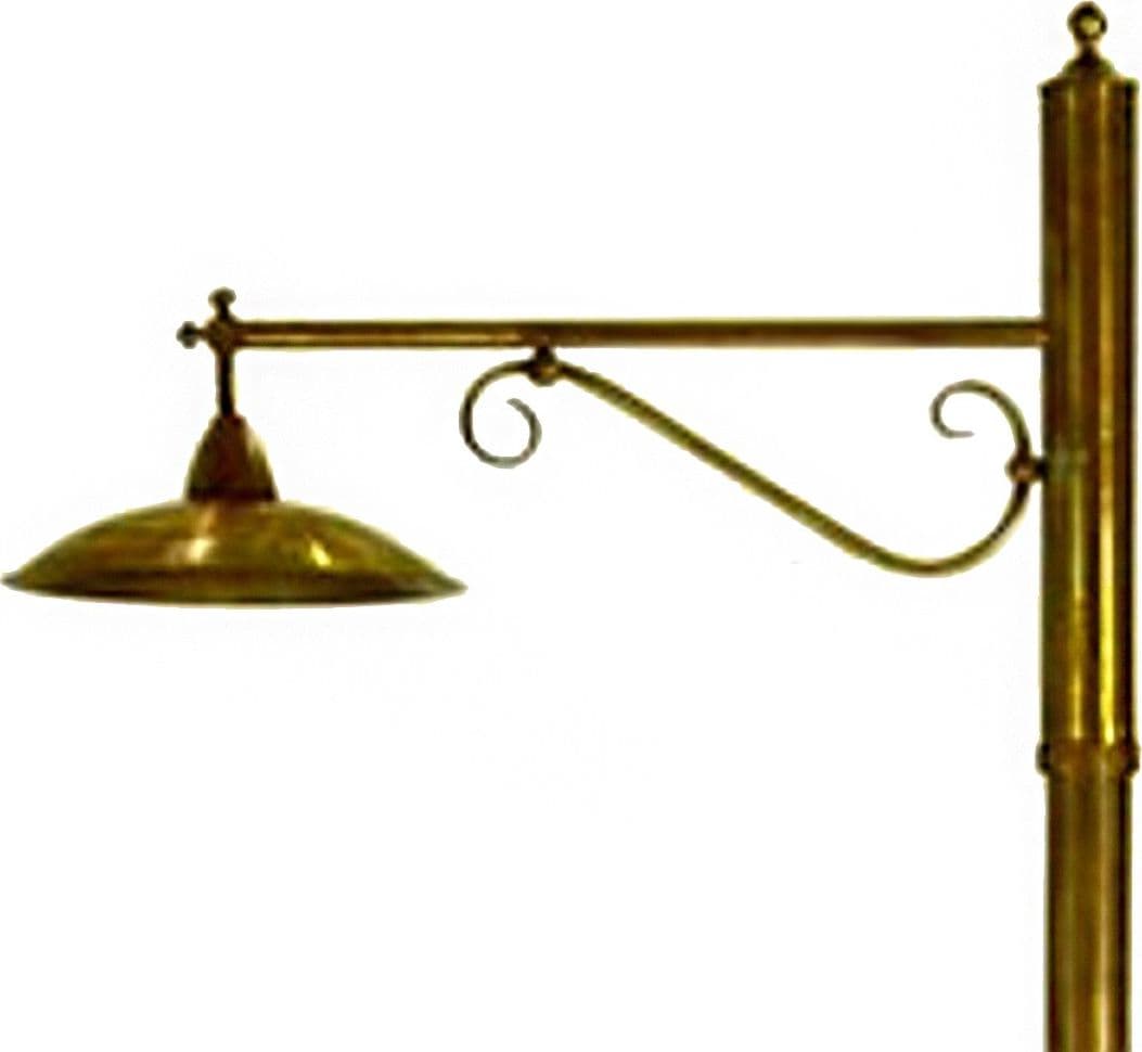 Lampione rustico Lampadari Bartalini SONNY P250 1A E27 LED ottone lampada terra - 2