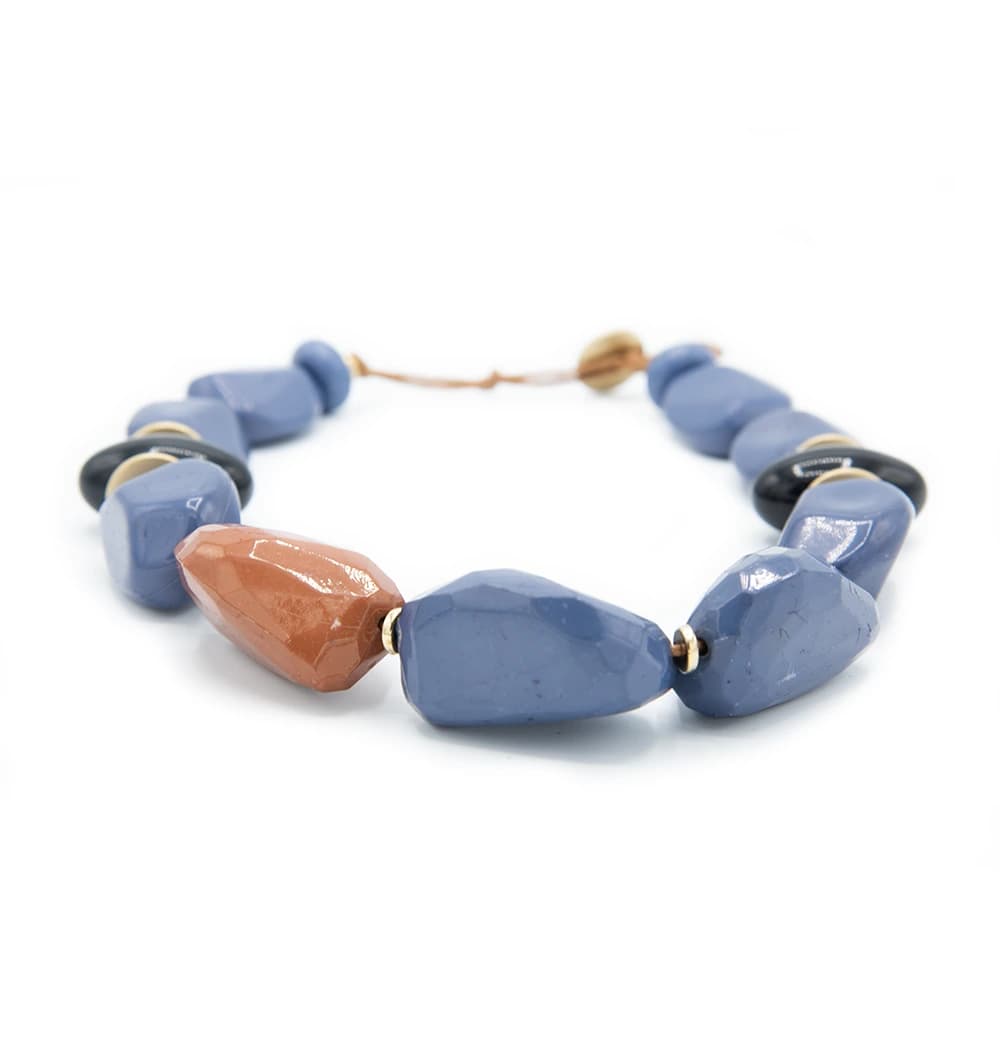 Collana con pietre colorate - 2