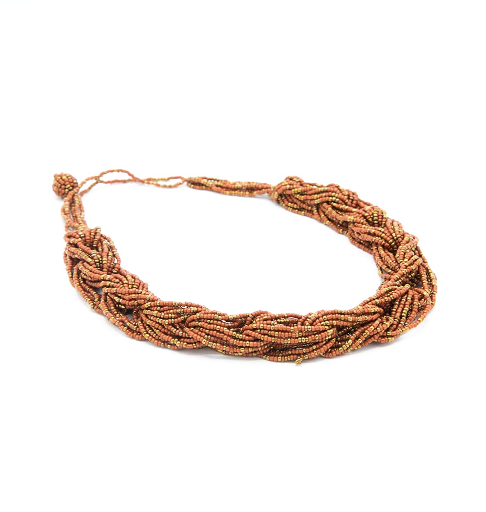Collana intrecciata multifilo - 8