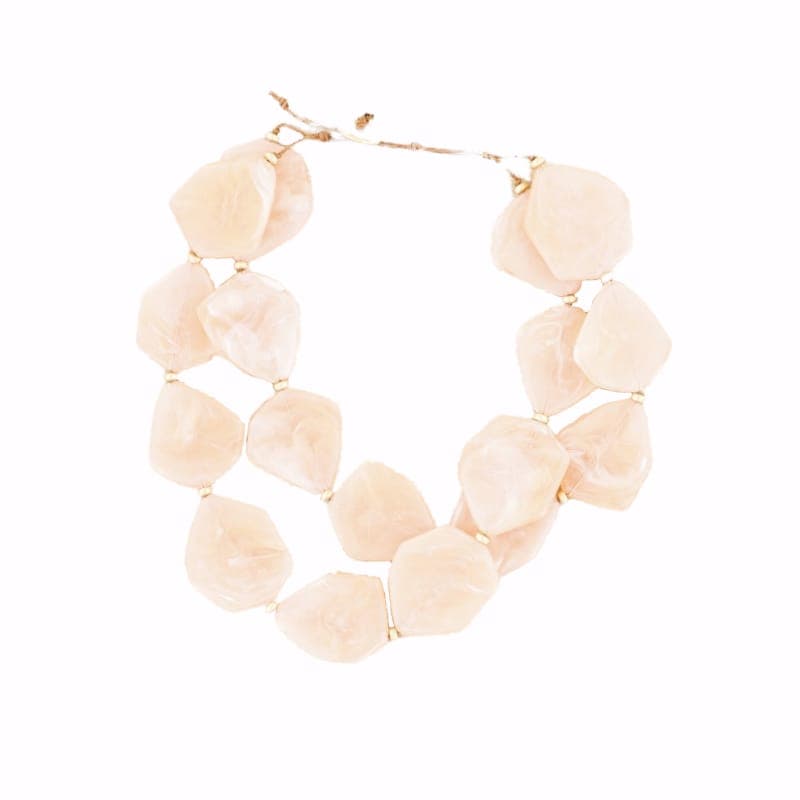 Collana con piastre in resina - 3