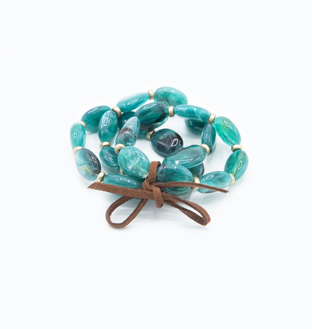 Bracciale a 3 fili pietre - 3