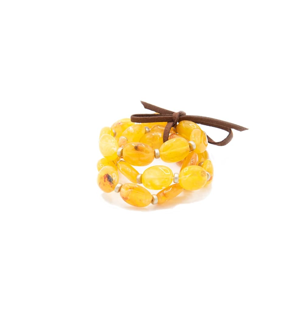 Bracciale a 3 fili pietre - 4