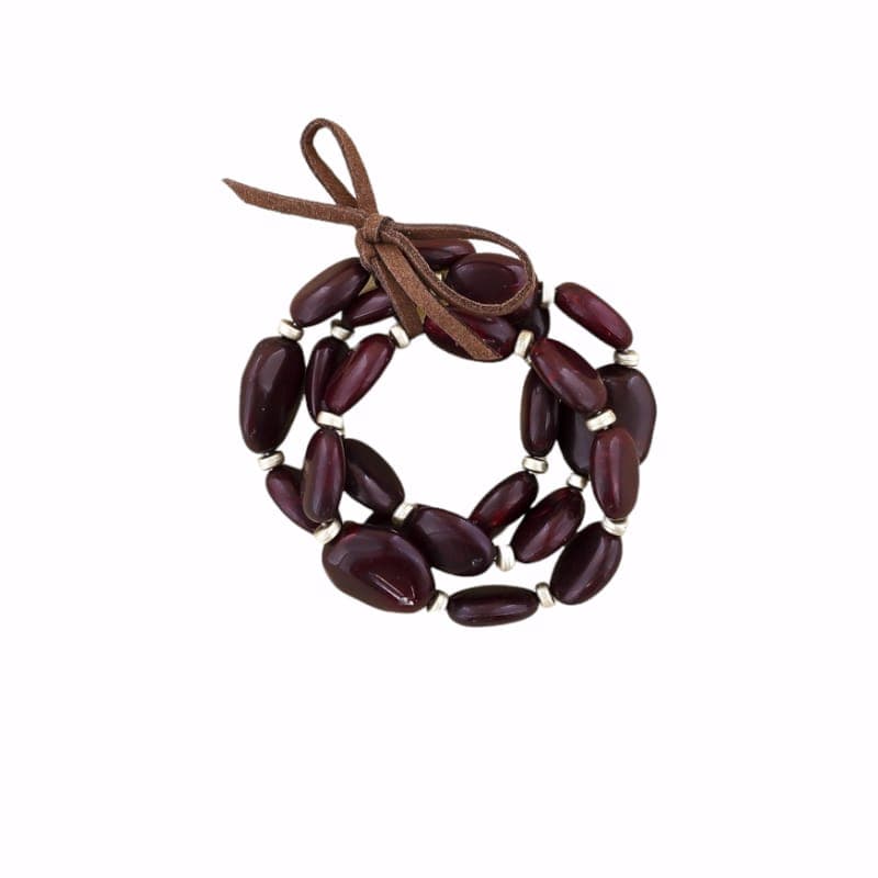 Bracciale a 3 fili pietre - 5
