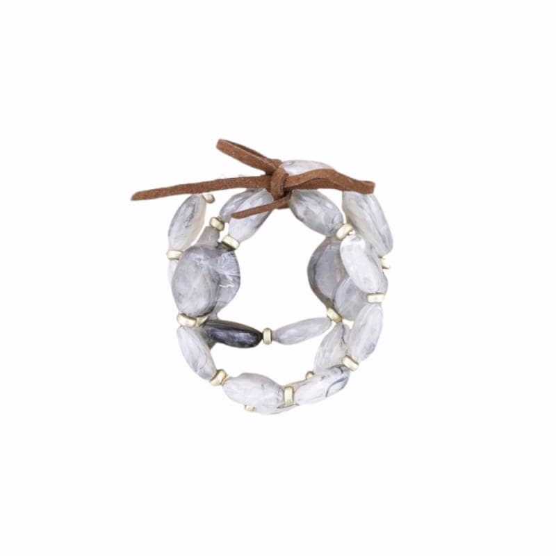 Bracciale a 3 fili pietre - 6