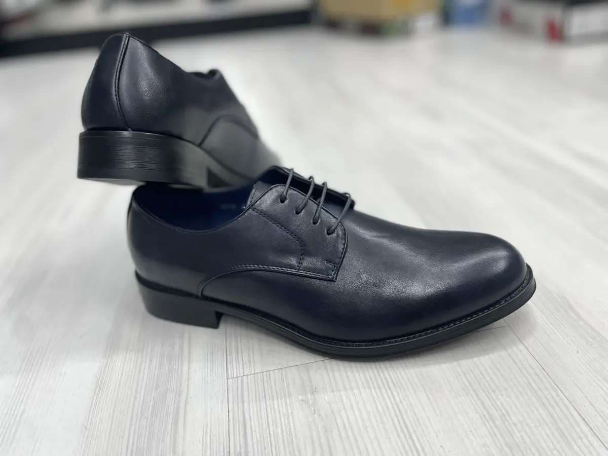 GIANNI Scarpe Eleganti Stringate Uomo Blu - 3