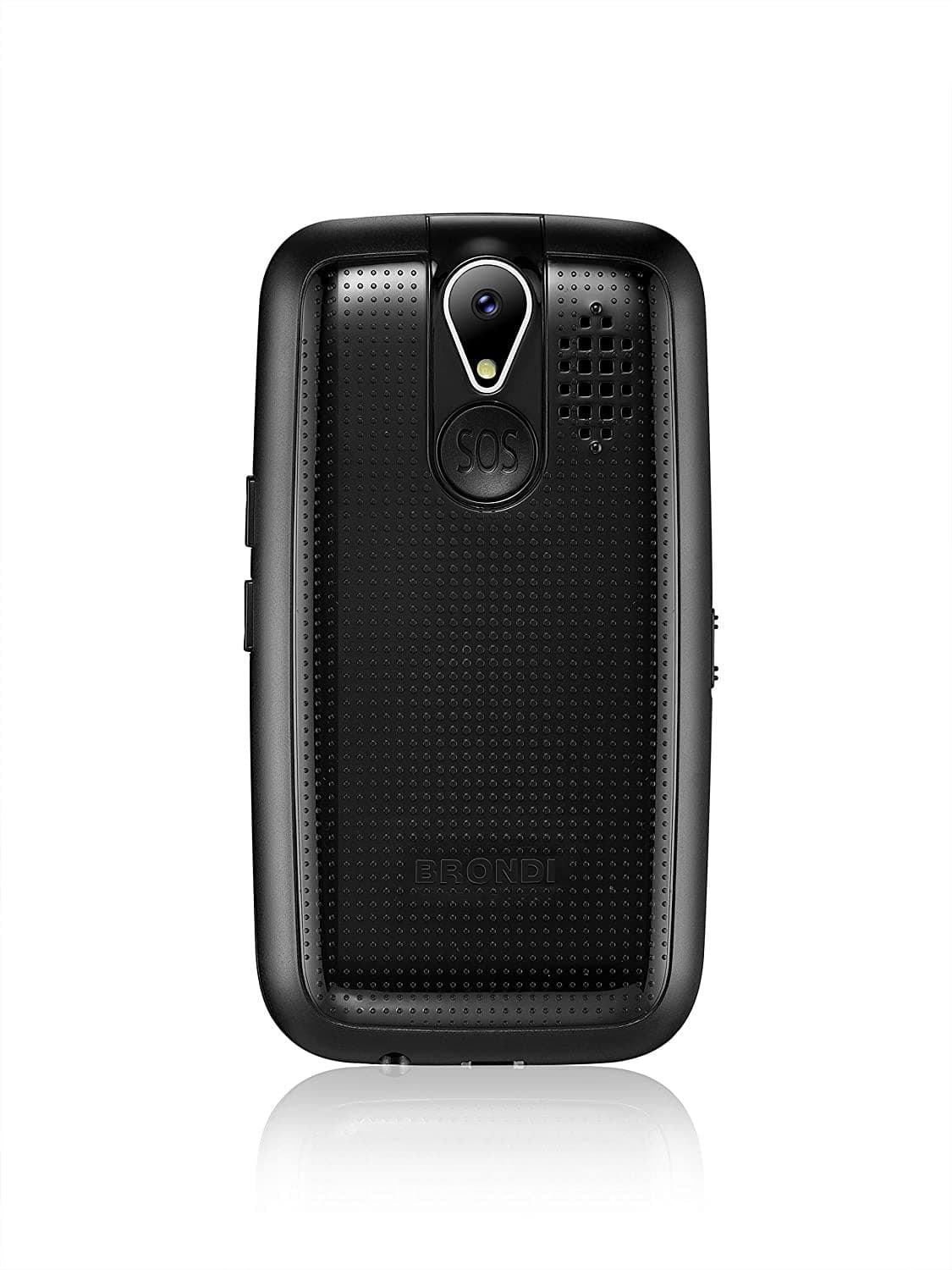 brondi amico favoloso cellulare senior gsm con flip attivo e base di ricarica nero - 4