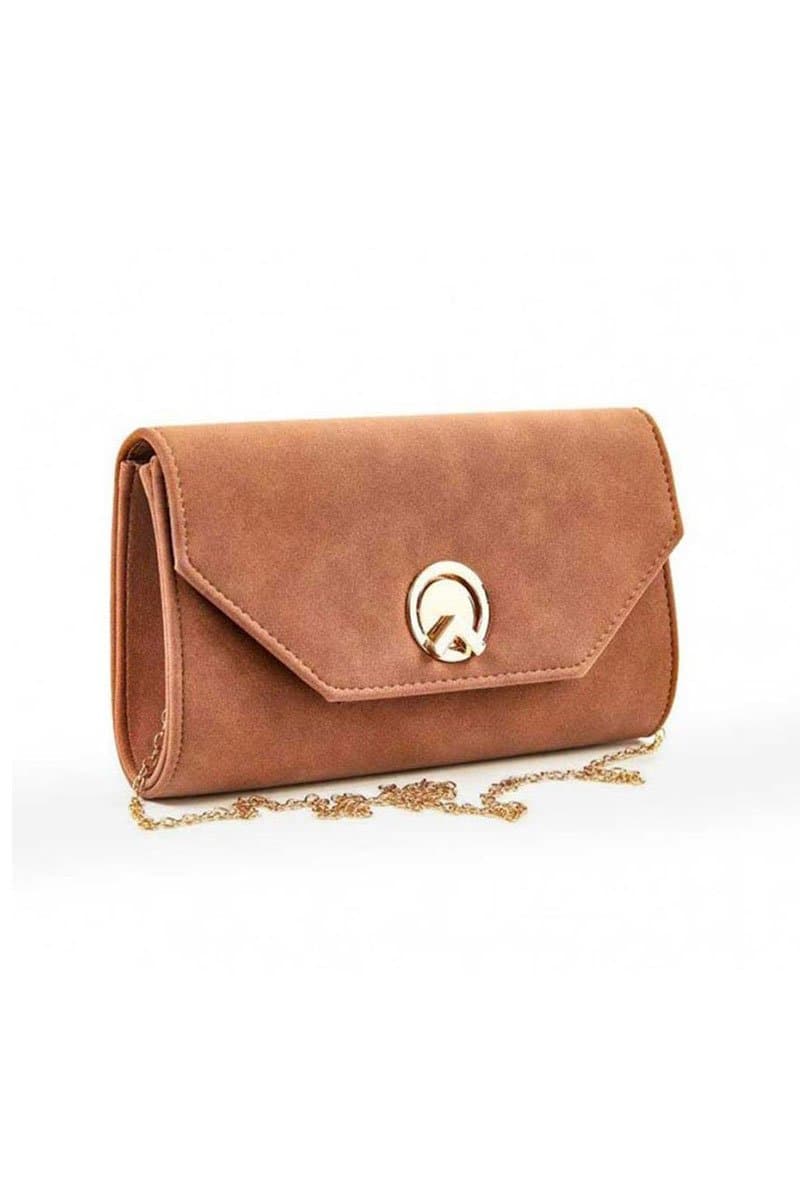 Pochette rigida in camoscio - 1