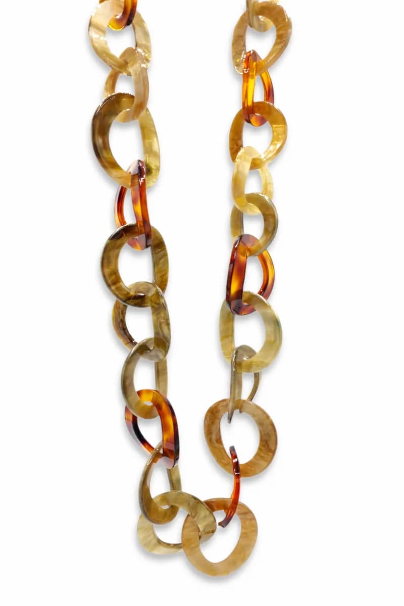 LECLAF | Collana lunga resina - 4